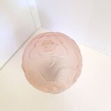 Art Deco molded glass ball chandelier ceiling light