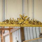 Large 19th Century Gilded Stucco Mirror