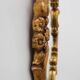 Rococo Style Gilt Mirror with Floral Garlands, Italy, 20th Century