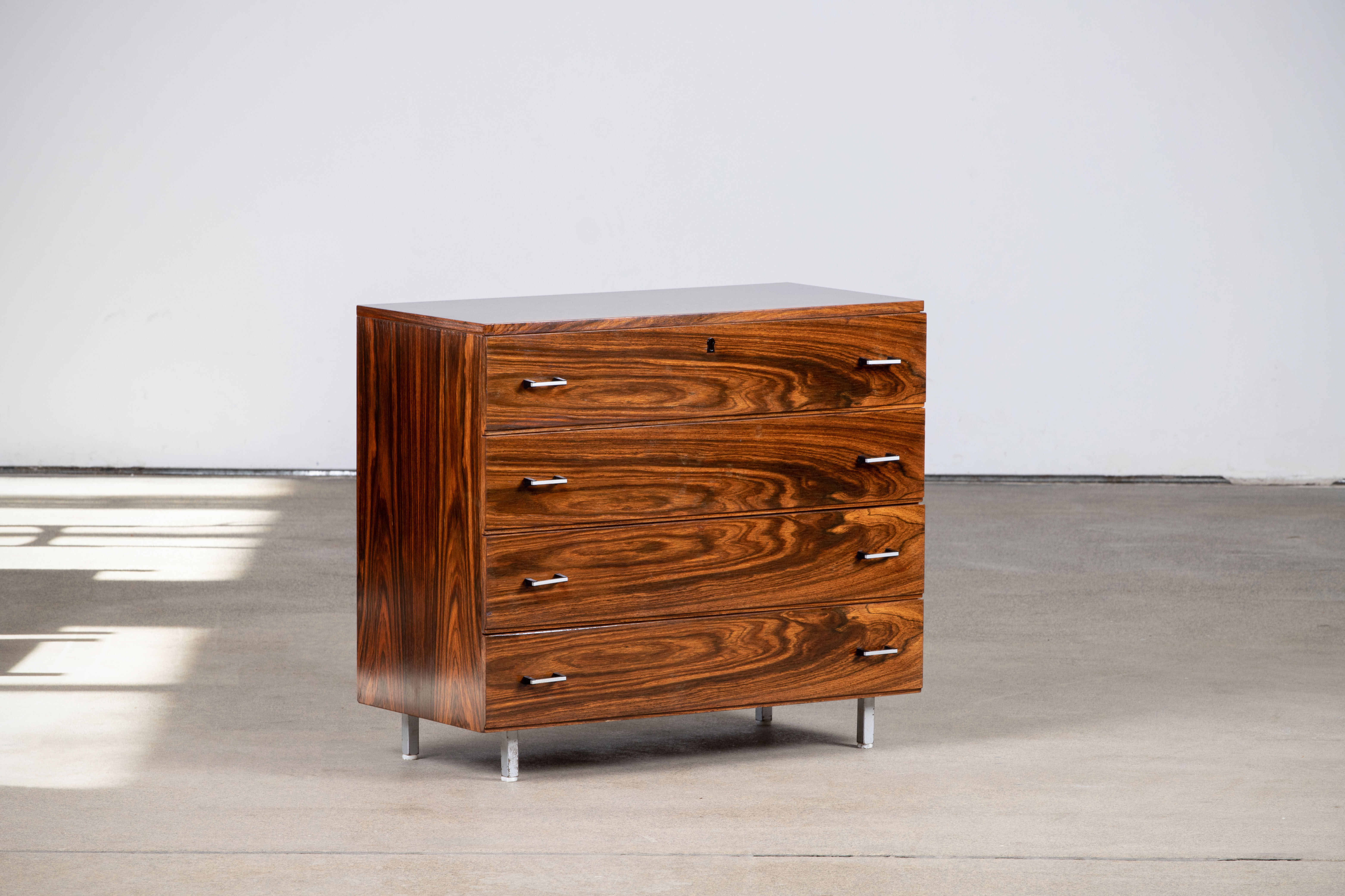Scandinavian rosewood chest of drawers - 1960