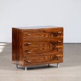 Scandinavian rosewood chest of drawers - 1960