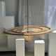 Suspension rattan saucer iron frame D:120 H:60