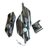 Suspension + 2 wall lights from the 70s