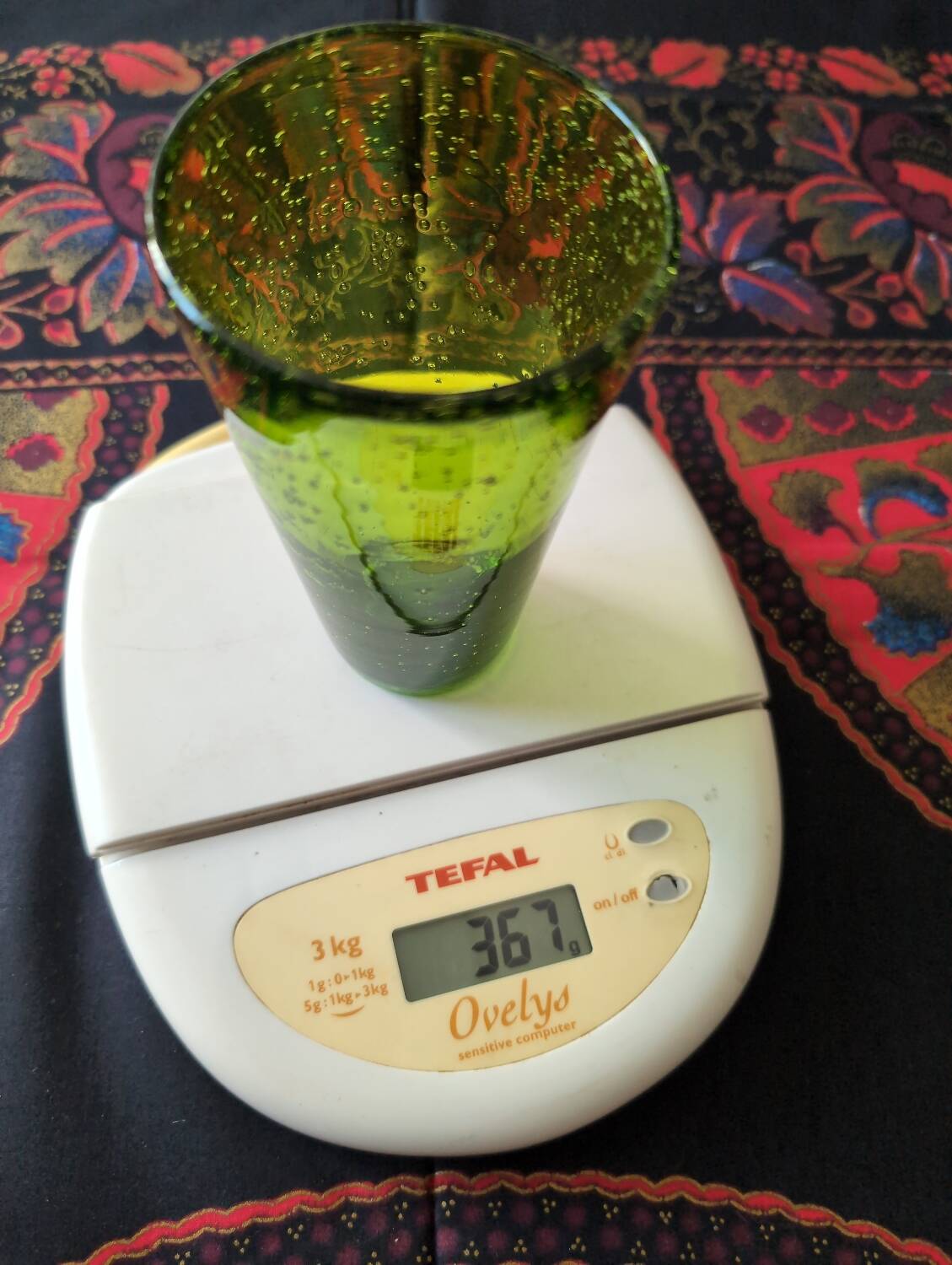 9 Vintage Blown Glass Glasses