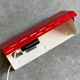 Vintage red W.L.P. Wall sconce / Bed lamp with adjustable shade