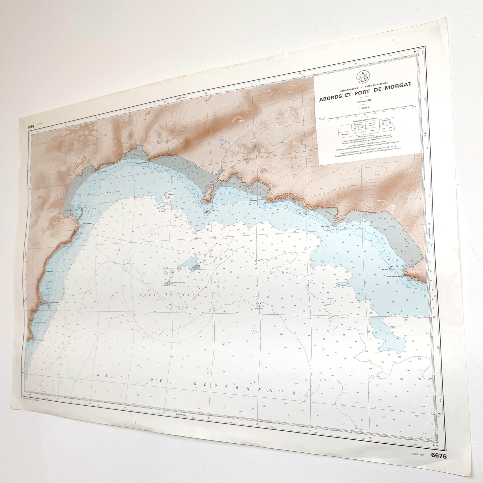 Carte vintage Bretagne Finistère Douarnenez Crozon Morgat 1977