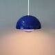 Vintage Verner Panton Flowerpot VP1 Enamel Hanging Lamp, Danish Design