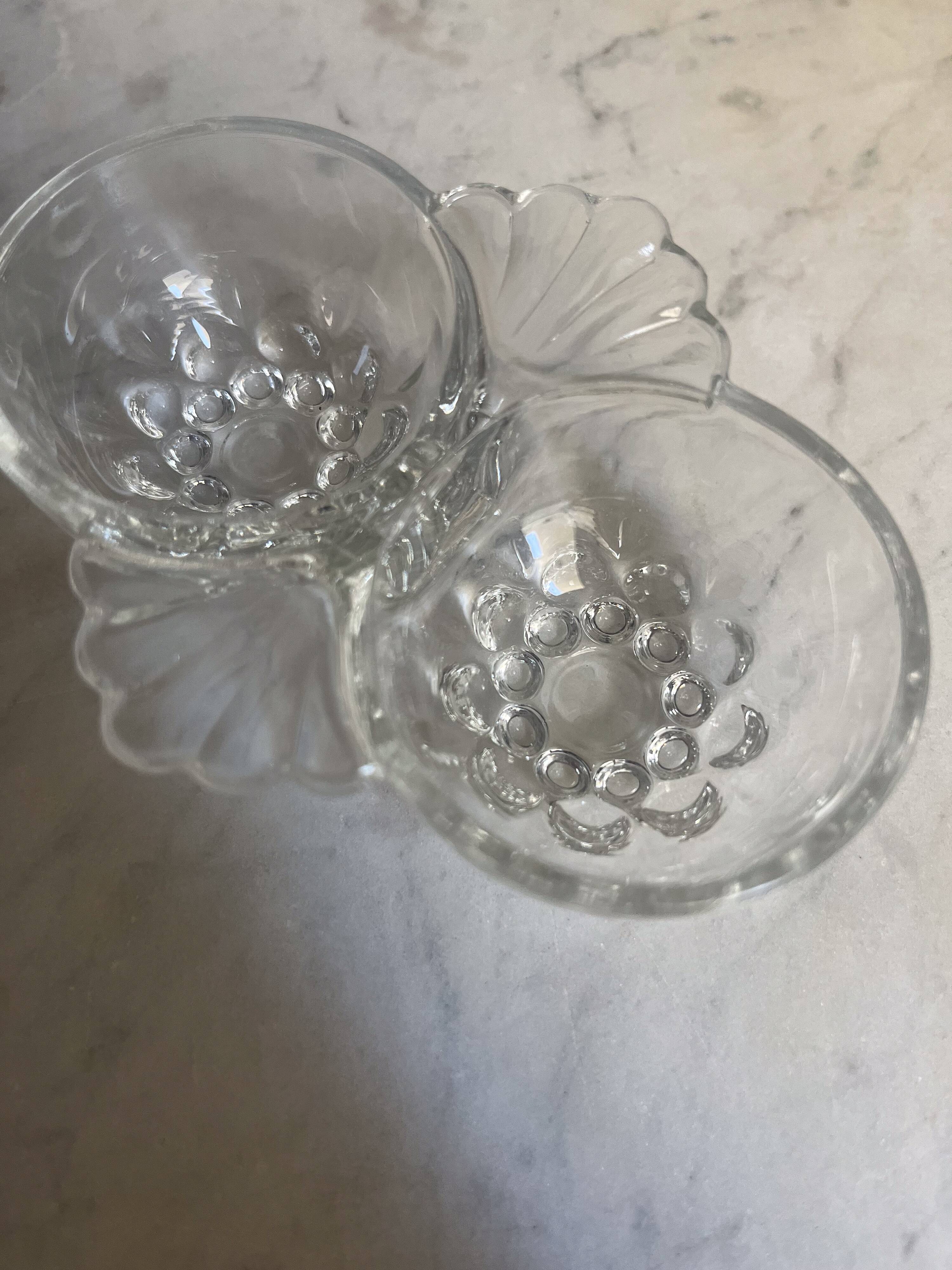 Glass salt shaker from the 60s