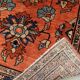 Handmade antique Persian Lilihan rug 3.2' x 4.10' (97cm x 150cm) 1920s - 1B666