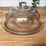 Flat and its arcoroc glass bell