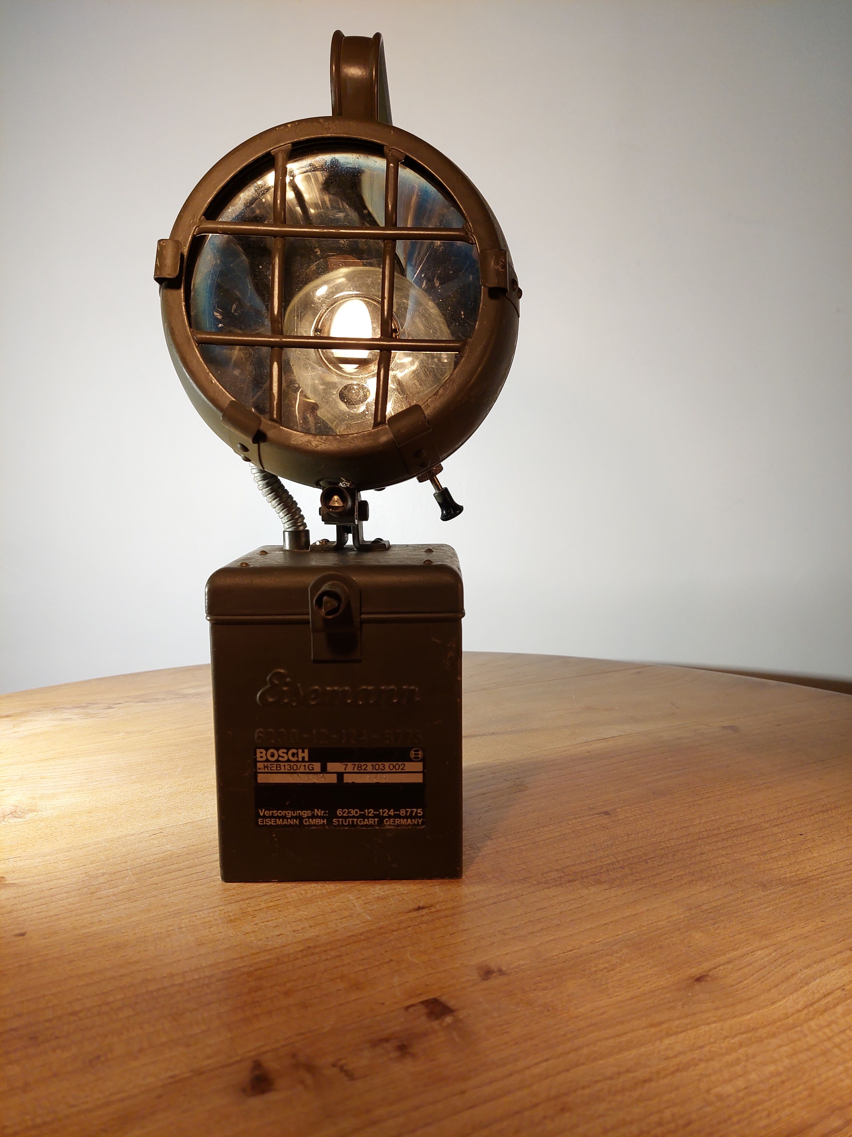 Eisemann iindustrial lamp 1966