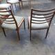 Set of 6 Welzel chairs – Modernist Danish Design – 1960s