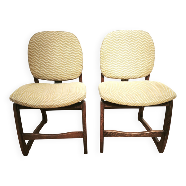 Paire de fauteuils vintages