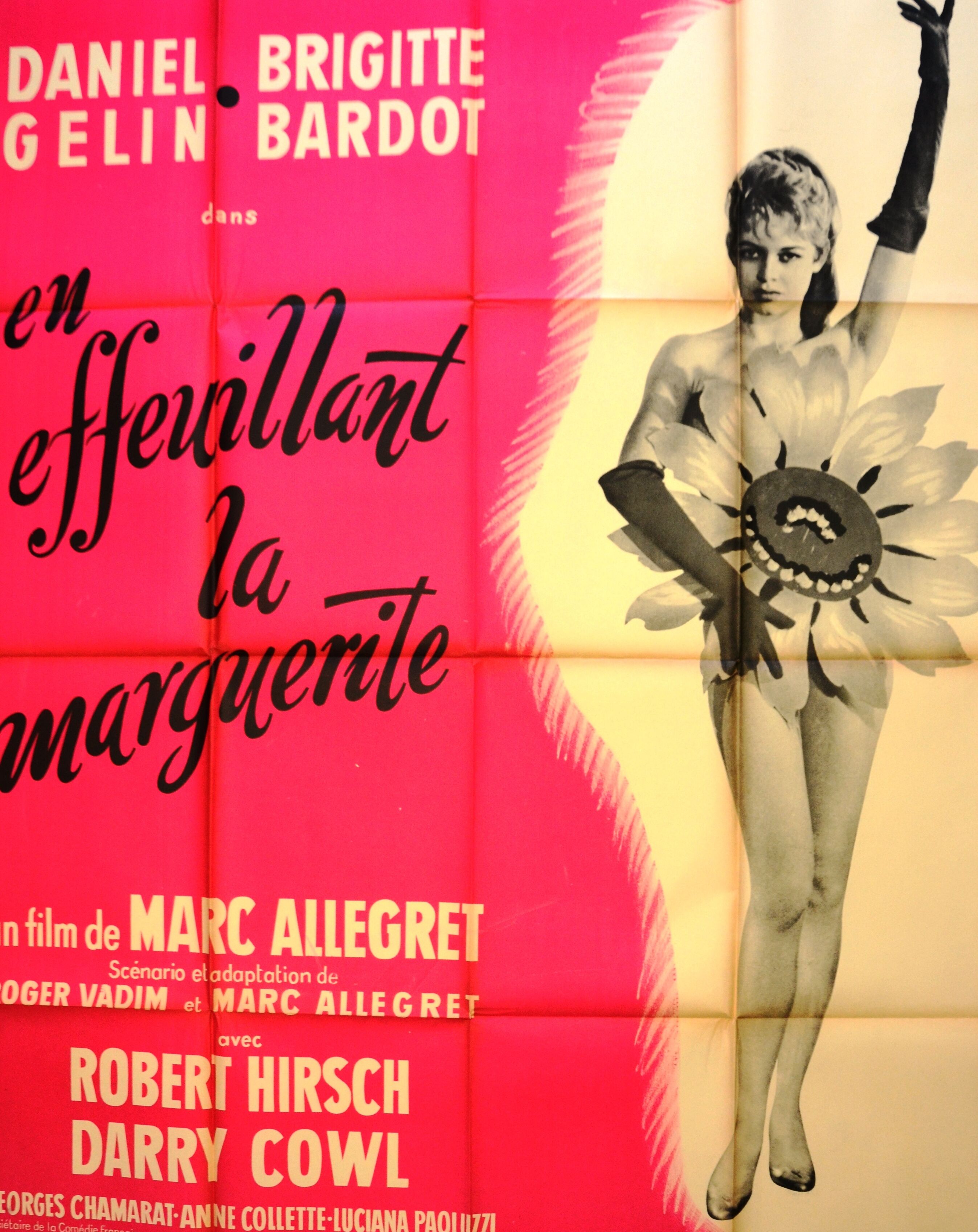Original Film Poster By Peeling The Margarita 1957 Brigitte Bardot Gelin Selency