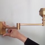Pair of brass sconces 60/70s