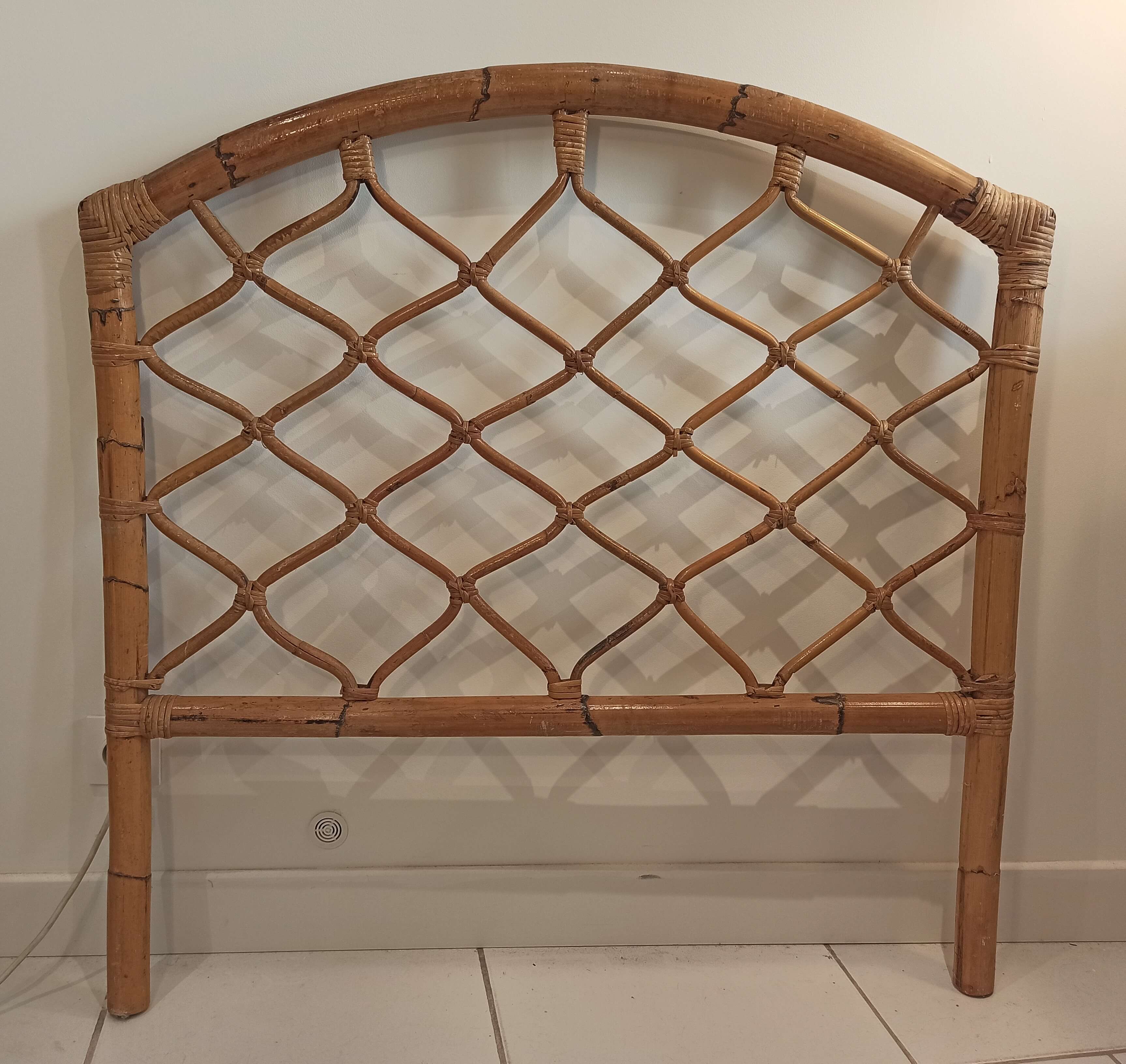 Vintage rattan headboards