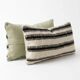 Set of 2 vintage kilim cushion covers 25x51 cm