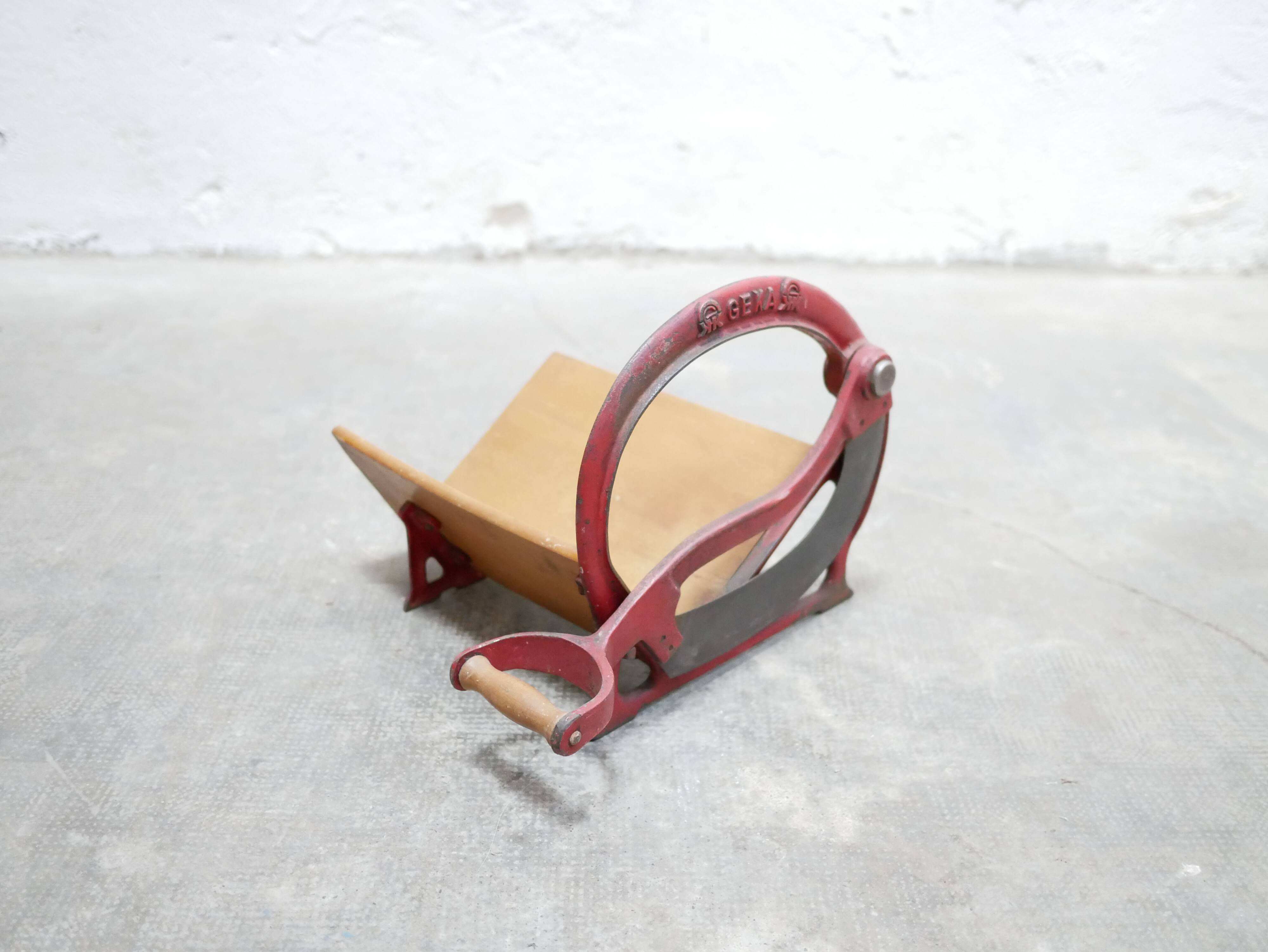 Slicer, vintage bread cut by Geka