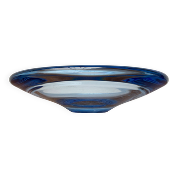 Bol en verre danois de style mid-century moderne par Per Lütken pour Holmegaard, années 1960.