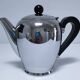 Cafetière théière "Bombé" Carlo Alessi inox vintage