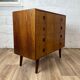 Vintage Scandinavian rosewood chest of drawers by Horsens Møbelfabrik, 60s