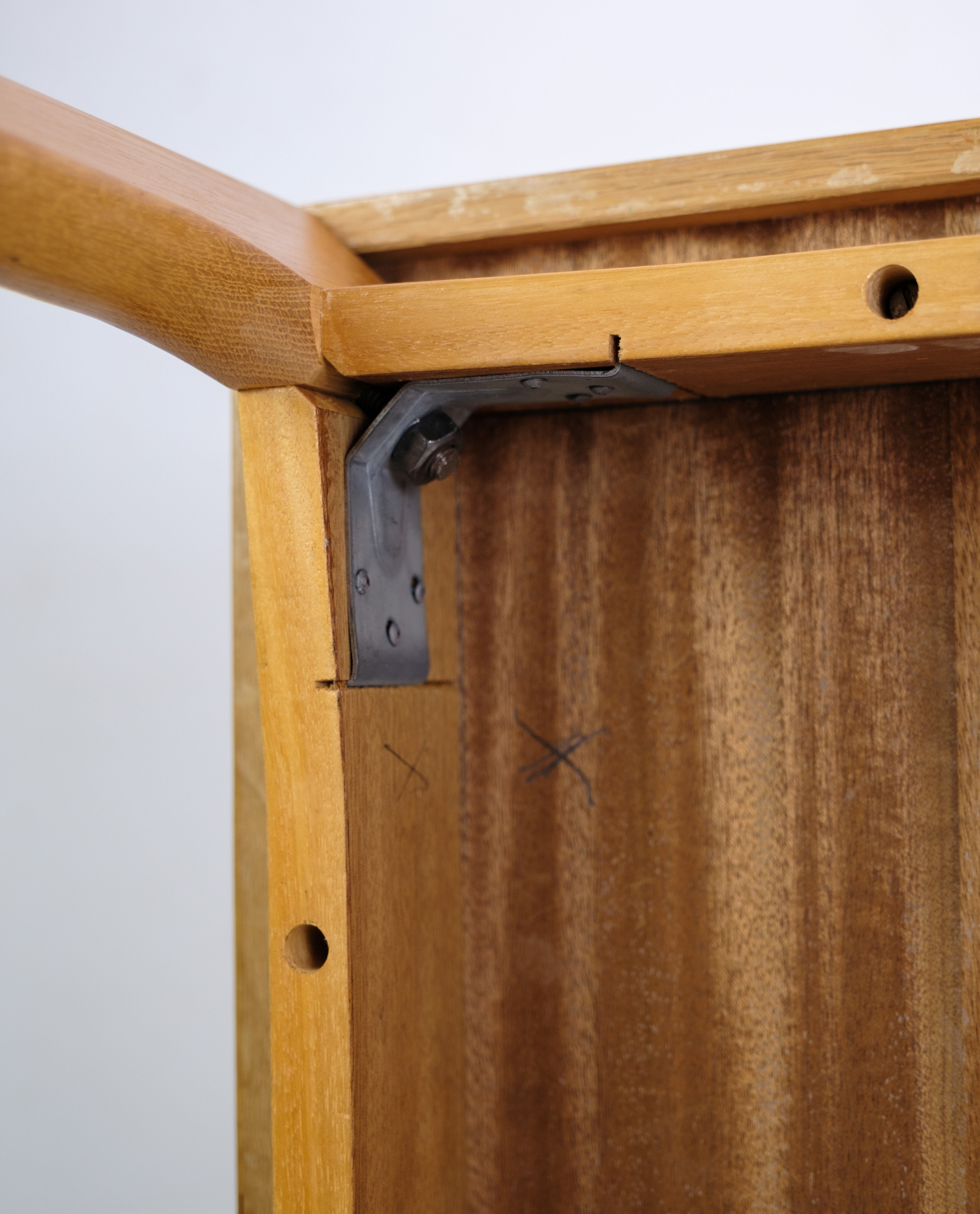 Coffee table, oak, Henning Kjærnulf, Vejle chairs and furniture factory, 1960s