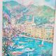 PORTOFINO TABLEAU HUILE SUR TOILE MIRCO MARTINI 70×50