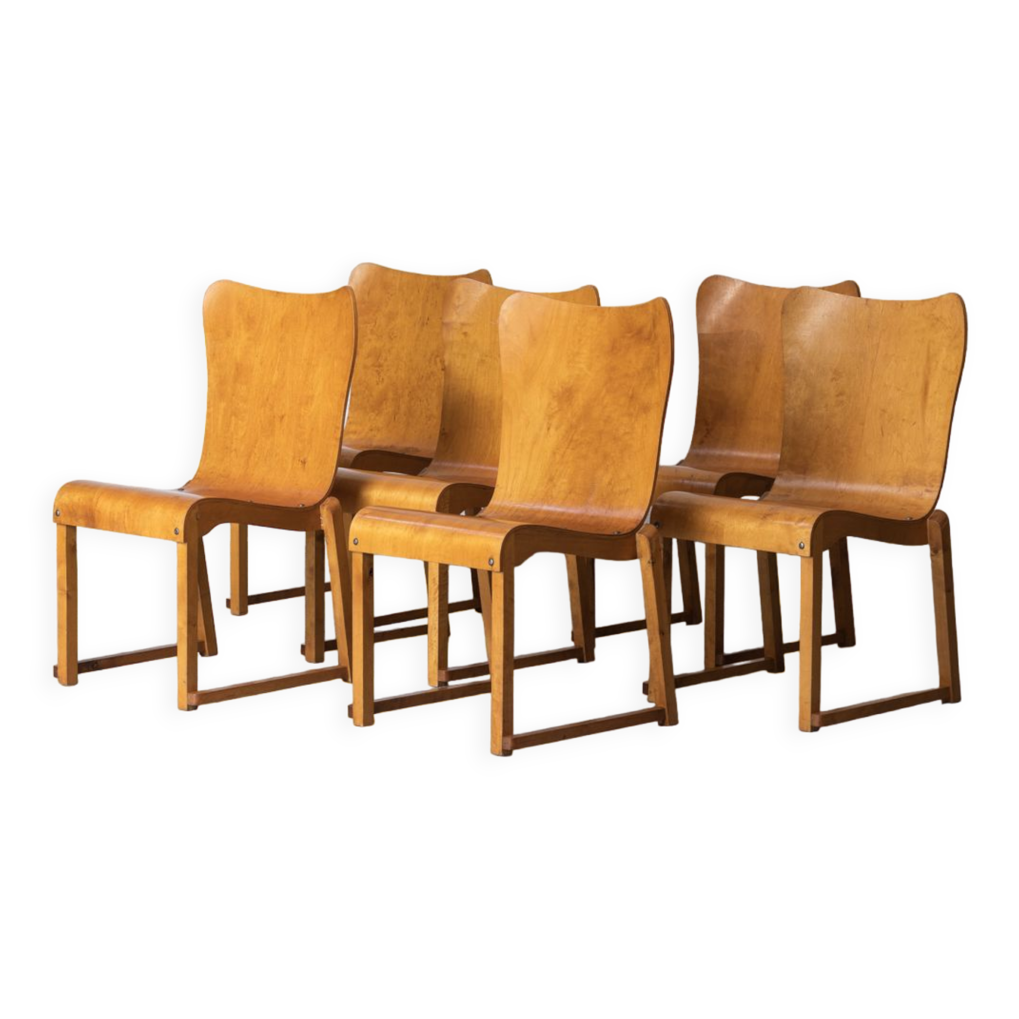 Set of 6 dining chairs by Bengt Jonsson, Sweden, 1950’s