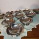 Set of 11 vintage 70's stainless steel ice cream cups