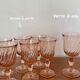Rose liqueur or port glasses Rosaline d'Arcoroc