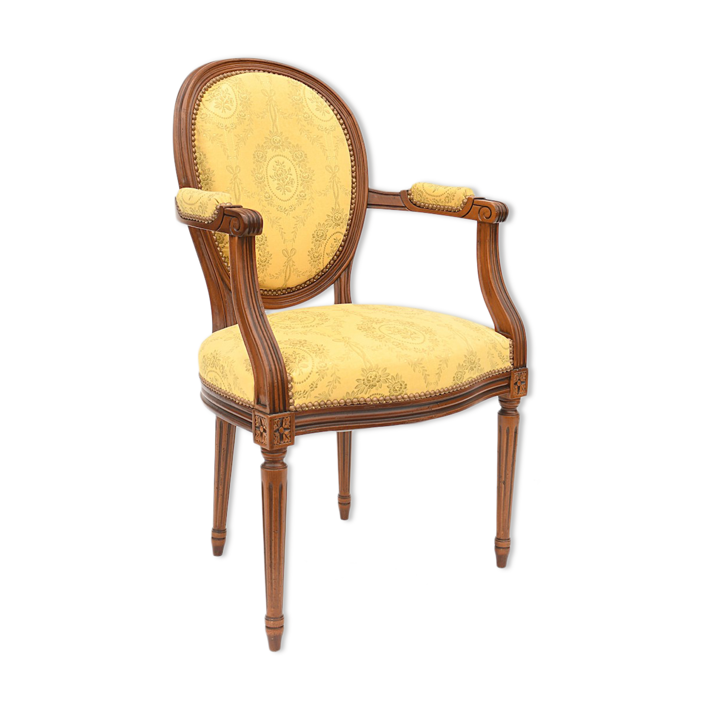 Louis XVI style convertible armchair