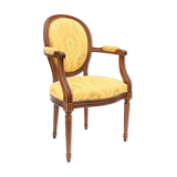 Louis XVI style convertible armchair