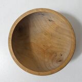 small turned wooden bowl