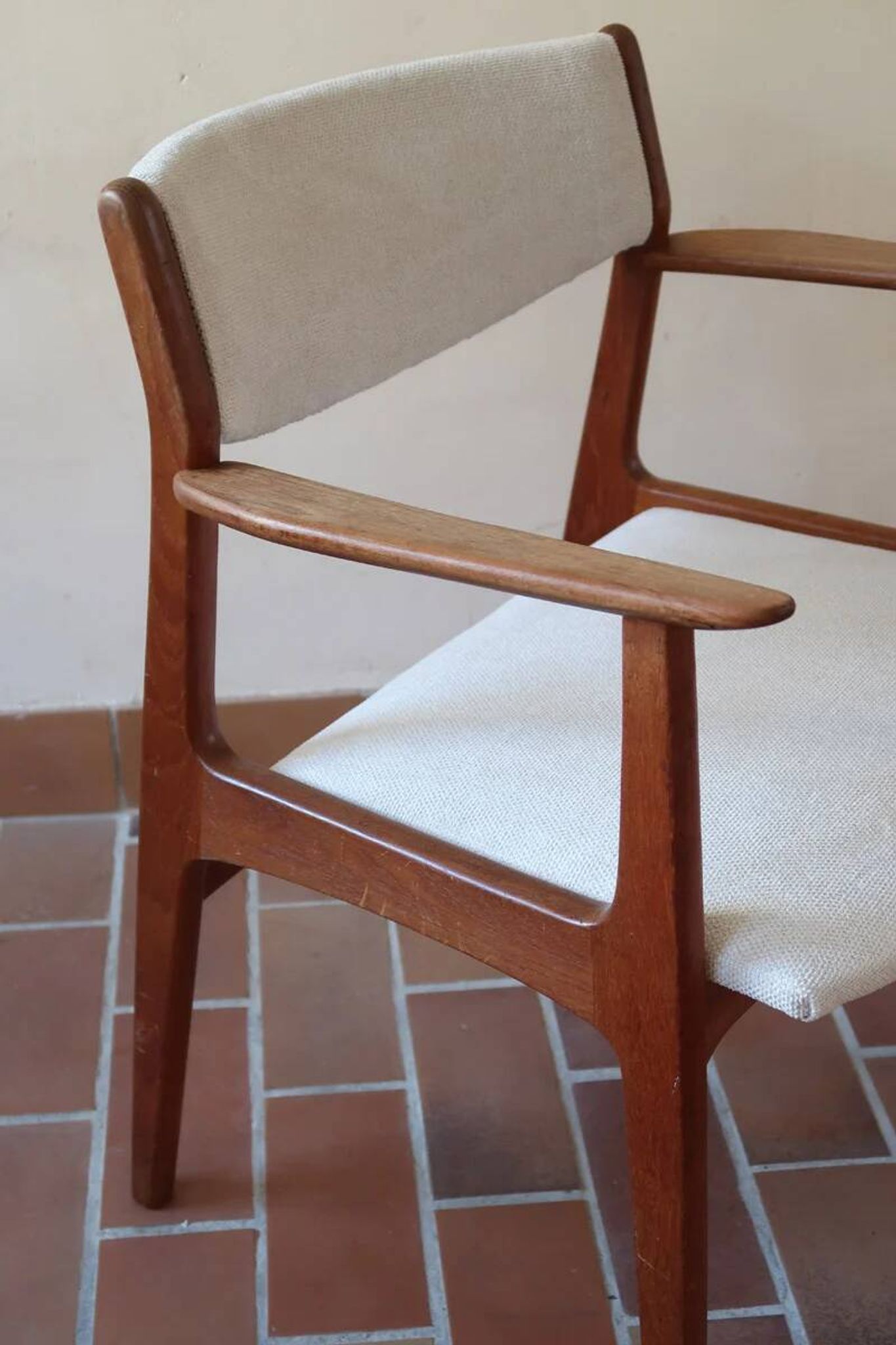 Fauteuil scandinave vintage en teck, années 60