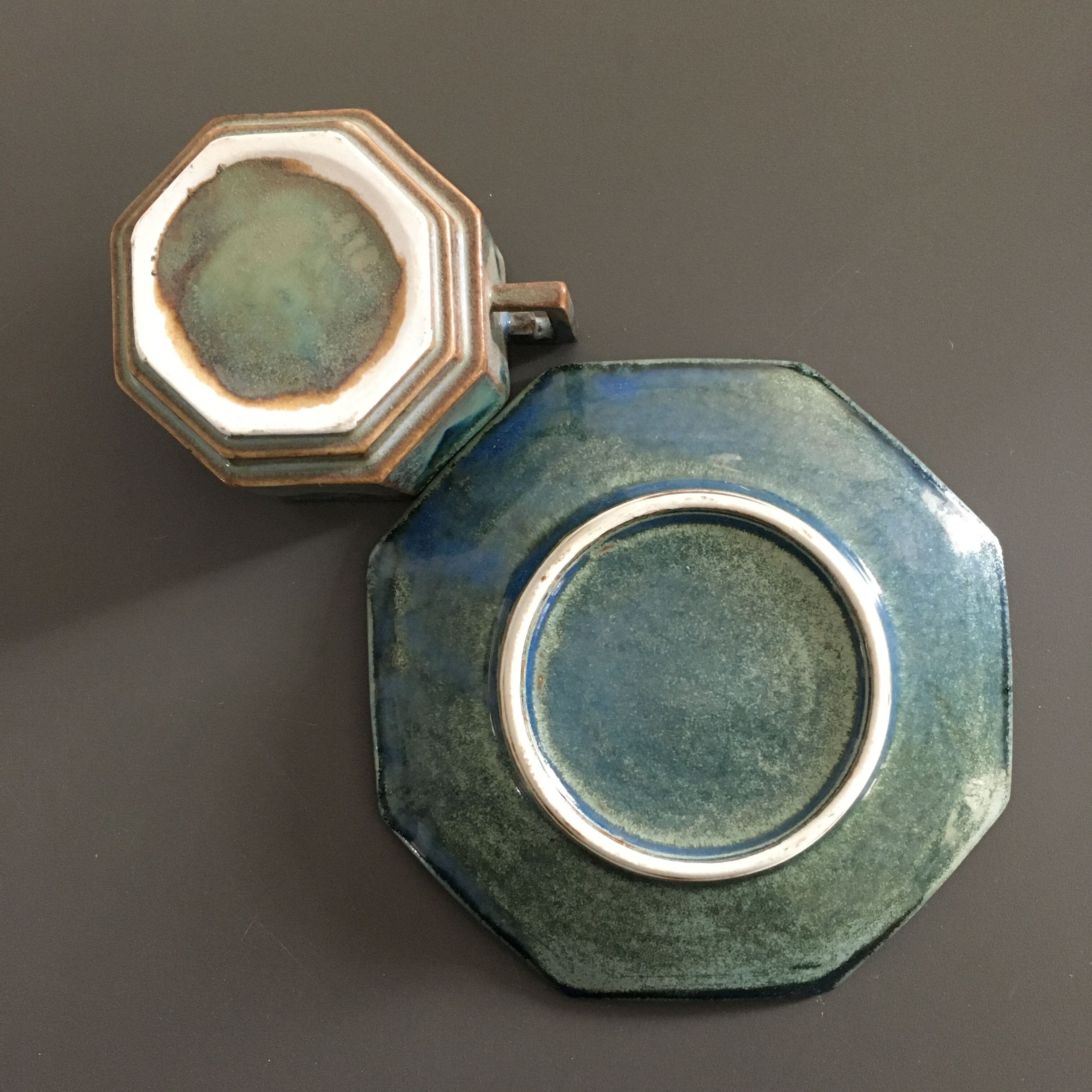 Paire de tasses hexagonales