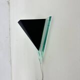 Massive Belgium post modern wall lamp , 1980s