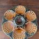 Sarreguemines earthenware oyster plate