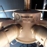 Kalmar candlestick with ice glass discs 1960's