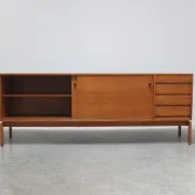Walnut 'Abstracta' sideboard by Jos De Mey for Van Den Berghe-Pauvers, 1960s