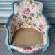 Louis XV style bergère and its footrest