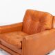 Danish Modern cognac leather armchairs from 1960’s