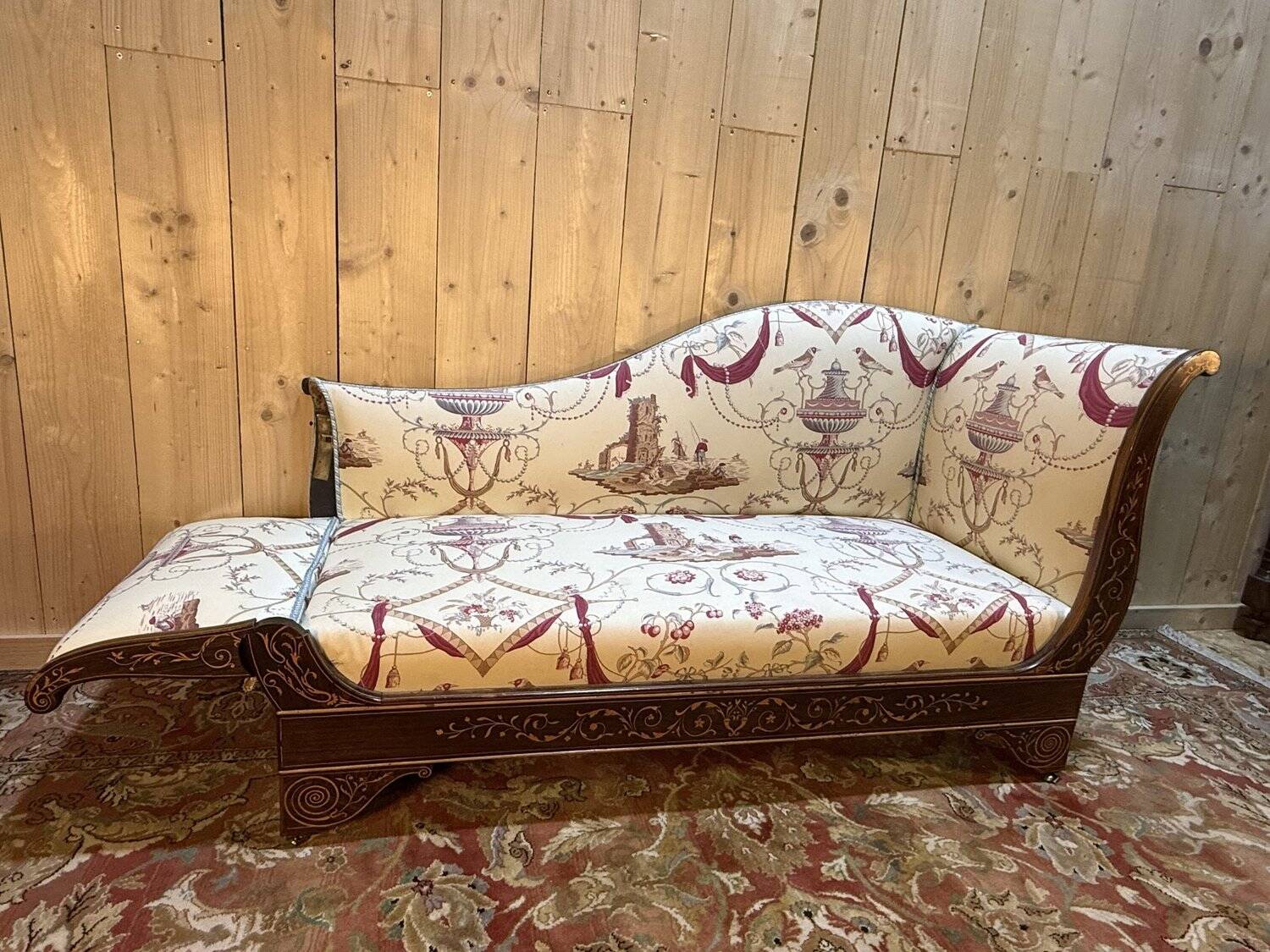 Charles X period Recamier bench