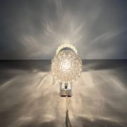 Mid-century double-headed glass and metal wall sconce, 1960, Italy