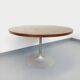 Vintage round tulip dining table by Dieter Wackerlin