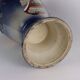 Antique ceramic vase with floral decoration, Japan, early 20th century.