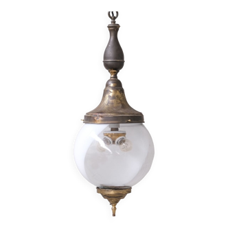 Two Tone Antique French Pendant Light