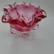 Art glass bowl from the 1960s, by Joseph Hospadka - Chribska Glassworks