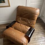 Fauteuil en cuir Marsala