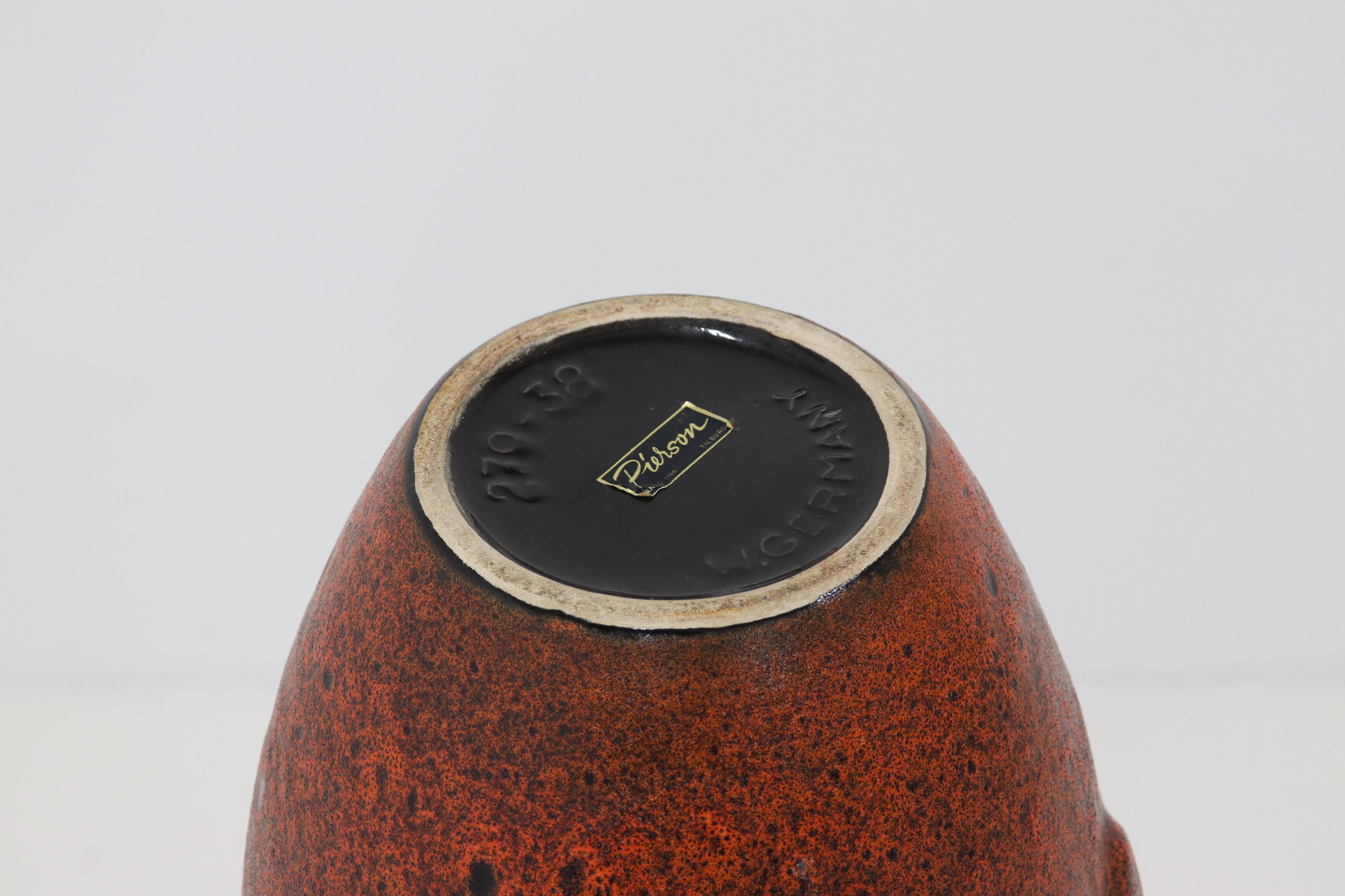 Large German Stoneware Pottery Vase 1960s