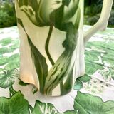 Antique Longwy Tulip Pitcher